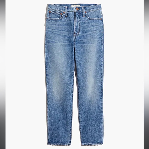 Madewell NWOT Classic Straight Jeans in Nearwood Wash - Picture 2 of 10